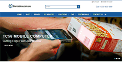 Desktop Screenshot of barcodes.com.au